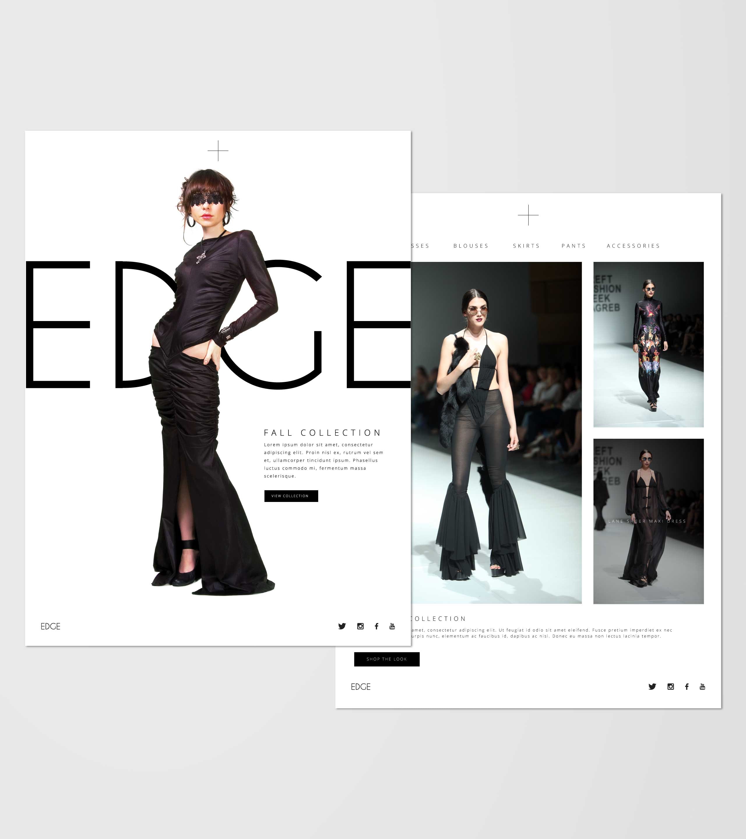 Storytelling through UX Website Design — Edge Collection